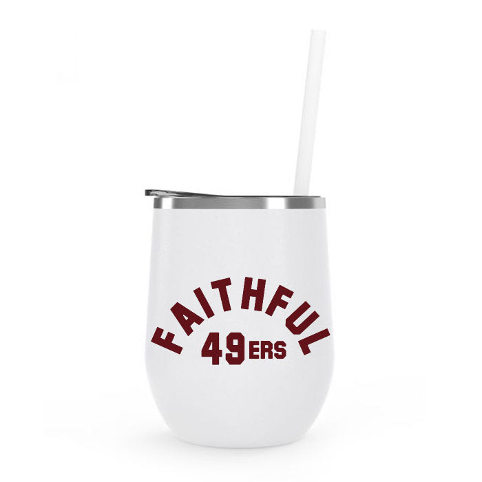 Insulated Tumbler Wine - Faithful 49ers