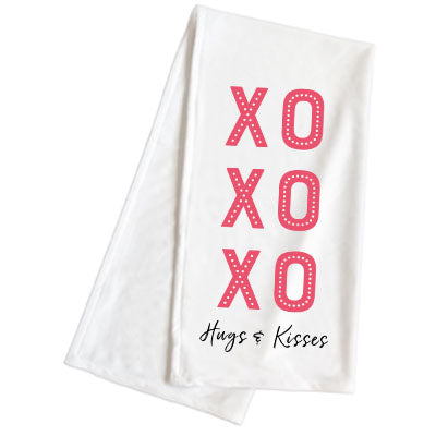 Plush Hand XOXO Valentine Towel