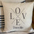 Pillow Personalized - Love Crossed Lines
